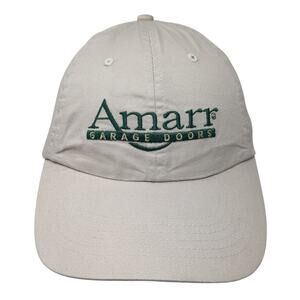 Amarr Garage Doors Baseball Cap Beige One Size Adjustable Embroidered Robertson